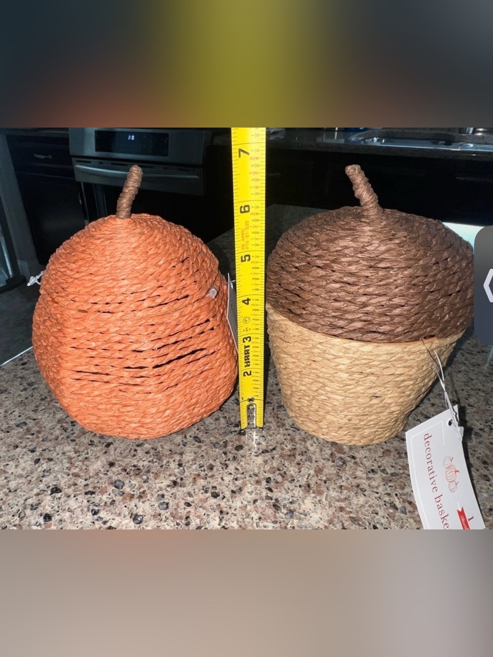 Woven Decorative Acorn & Pumpkin Set –  Home Accent